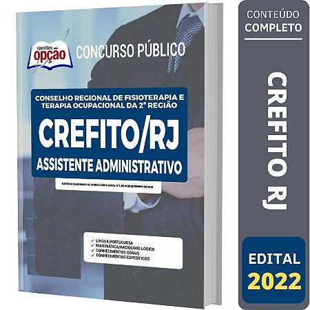 Apostila Concurso CREFITO RJ - Assistente Administrativo