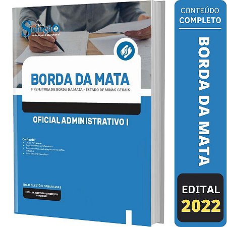 Apostila Borda da Mata MG - Oficial Administrativo I