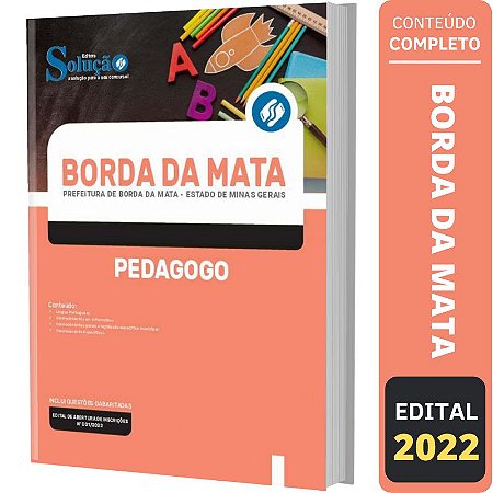 Apostila Prefeitura Borda da Mata MG - Pedagogo