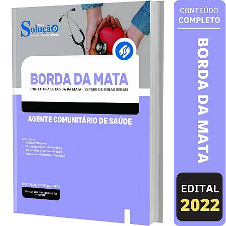 Apostila Borda da Mata MG - Agente Comunitário de Saúde
