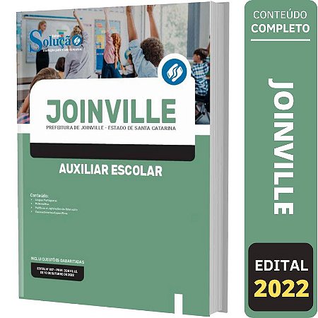Apostila Concurso Joinville SC - Auxiliar Escolar