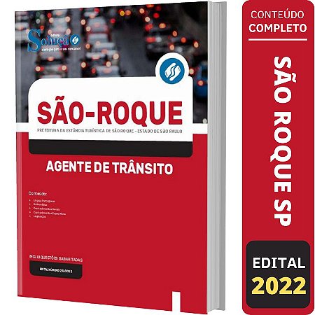 Apostila Concurso São Roque SP - Agente de Trânsito