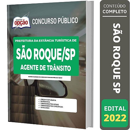 Apostila Prefeitura São Roque SP - Agente de Trânsito