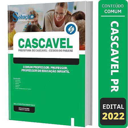 Apostila Cascavel PR Comum Professor e Professor Infantil