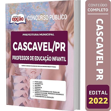 Apostila Cascavel PR - Professor de Educação Infantil