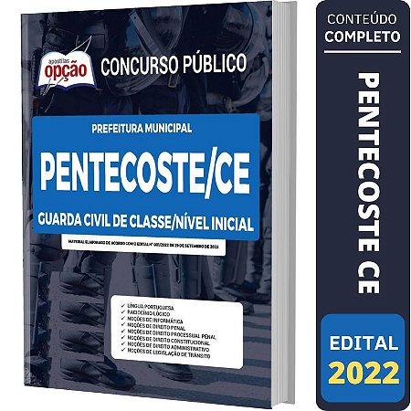 Apostila Pentecoste CE Guarda Civil de Classe Nível Inicial