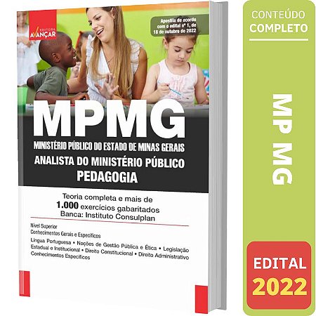 Apostila Concurso MP MG - ANALISTA - PEDAGOGIA