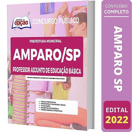 Apostila Amparo SP - Professor Adjunto de Educação Básica