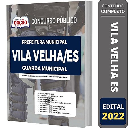 Apostila Concurso de Vila Velha ES - Guarda Municipal