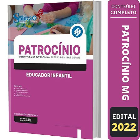 Apostila Concurso Patrocínio MG - Educador Infantil