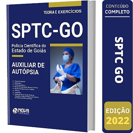Apostila Concurso SPTC GO - Auxiliar de Autópsia