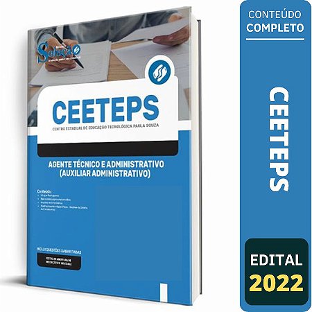 Apostila CEETEPS SP - Agente Técnico e Administrativo