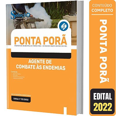 Apostila Ponta Porã MS - Agente de Combate às Endemias