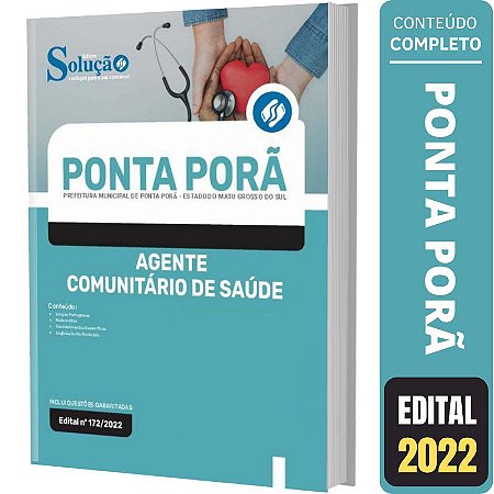 Apostila Ponta Porã MS - Agente Comunitário de Saúde