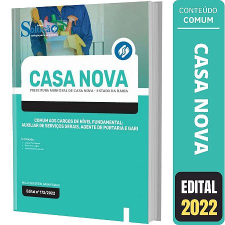 Apostila Casa Nova BA - Comum aos Cargos Nível Fundamental