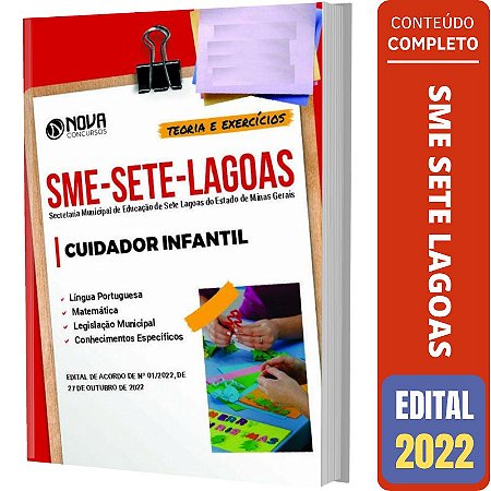 Apostila Concurso SME Sete Lagoas MG - Cuidador Infantil