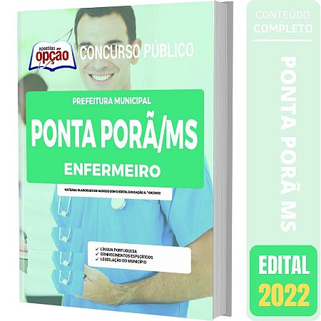 Apostila Prefeitura Ponta Porã MS - Enfermeiro