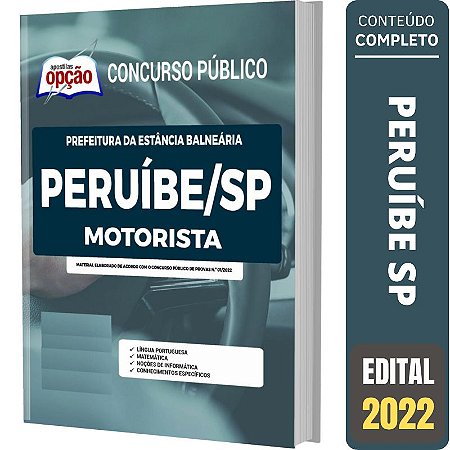 Apostila Prefeitura Peruíbe SP - Motorista