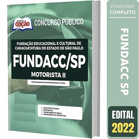 Apostila FUNDACC SP - Motorista 2
