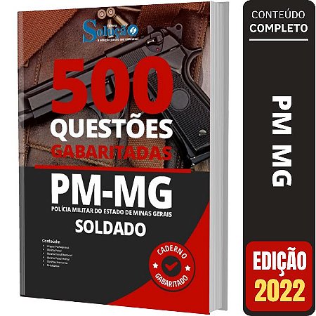 Caderno de Questões PM-MG - Soldado