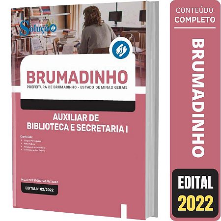 Apostila Brumadinho MG - Auxiliar de Biblioteca e Secretaria