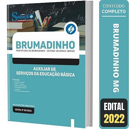 Apostila Brumadinho MG - Auxiliar Serviços Educação Básica