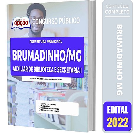 Apostila Brumadinho MG - Auxiliar Biblioteca e Secretaria 1