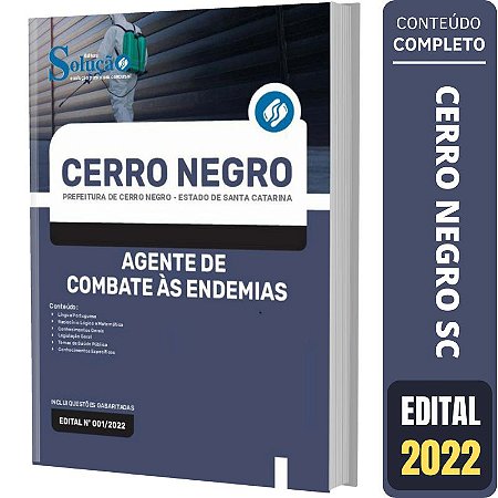 Apostila Concurso Cerro Negro Agente de Combate às Endemias