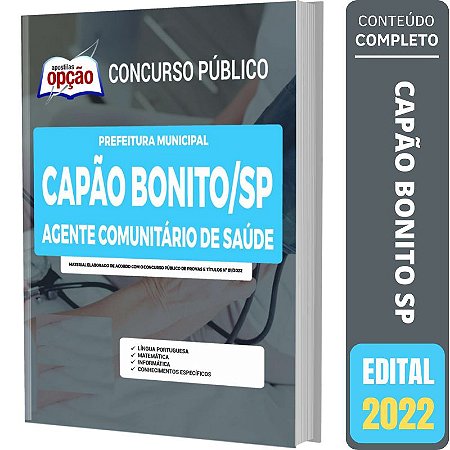 Apostila Capão Bonito SP - Agente Comunitário Saúde