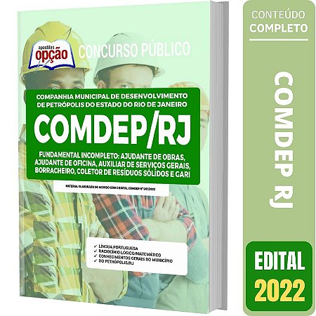 Apostila COMDEP RJ - Fundamental Incompleto
