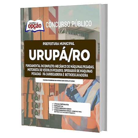 Apostila Prefeitura Urupá RO - Fundamental Incompleto