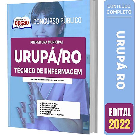 Apostila Concurso Urupá RO - Técnico de Enfermagem