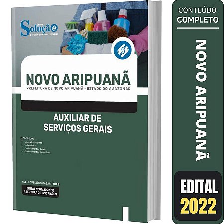 Apostila Novo Aripuanã AM - Auxiliar de Serviços Gerais