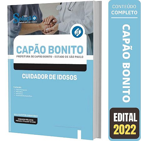 Apostila Concurso Capão Bonito SP - Cuidador de Idosos