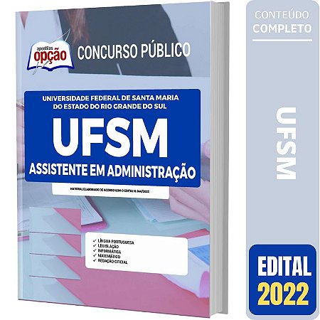 Apostila Concurso UFSM - Assistente em Administração