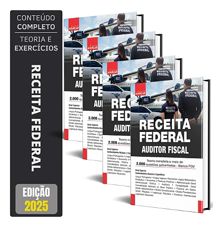 Apostila Receita Federal 2025 - Auditor Fiscal - AFRFB