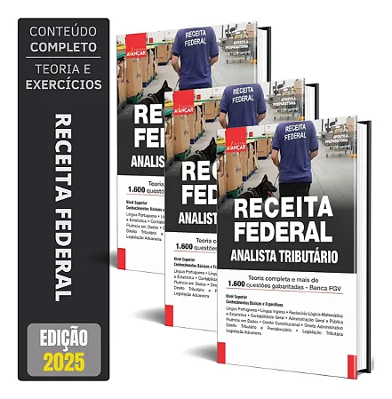 Apostila Receita Federal 2025 - Analista Tributário - ATRFB