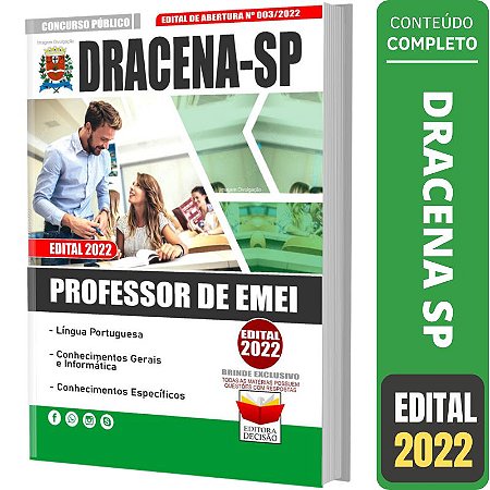 Apostila Prefeitura Dracena SP - Professor de EMEI