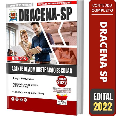 Apostila Dracena SP - Agente de Administração Escolar