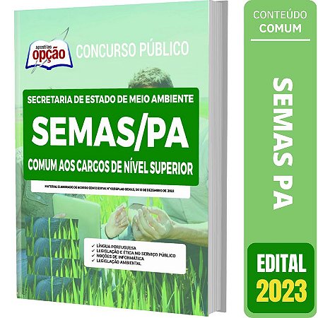 Apostila SEMAS PA - Comum aos Cargos de Nível Superior