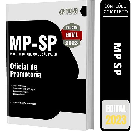 Apostila Concurso MP SP - Oficial de Promotoria