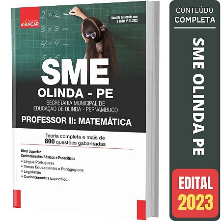 Apostila Concurso SME Olinda PE - Professor 2 - Matemática