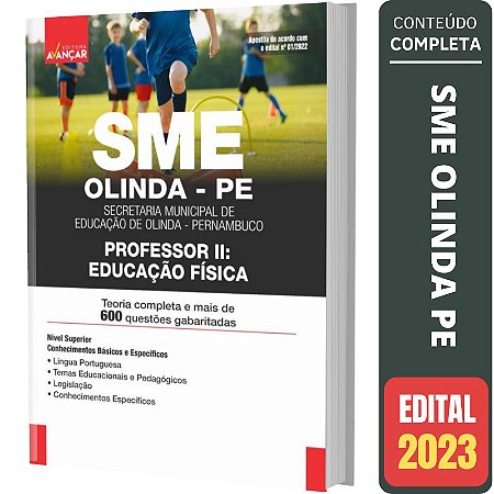 Apostila SME Olinda PE - Professor 2 - Educação Físisca