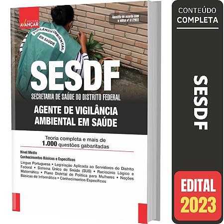Apostila SESDF - Agente de Vigilância Ambiental em Saúde