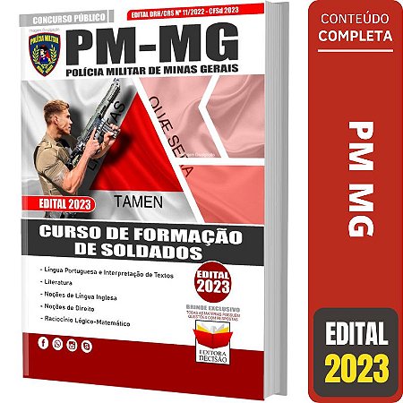 Apostila PM MG 2024 - Curso De Formação De Soldados