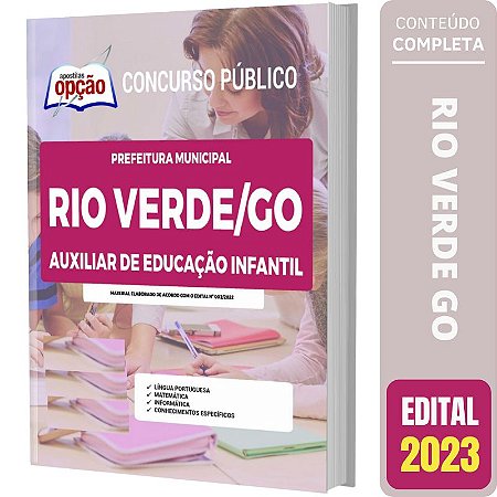 Apostila Rio Verde GO - Auxiliar de Educação Infantil