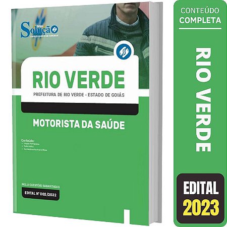 Apostila Prefeitura Rio Verde GO - Motorista da Saúde