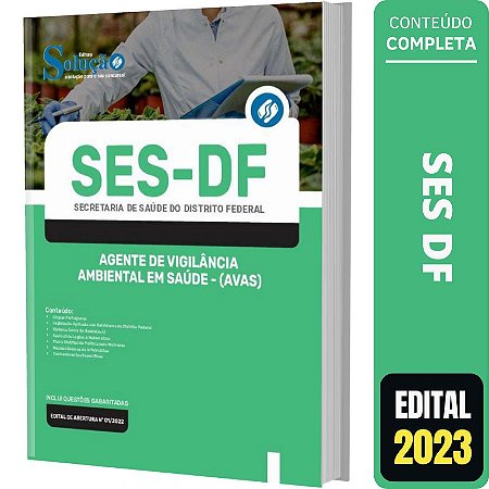 Apostila SES DF - Agente Vigilância Ambiental em Saúde AVAS