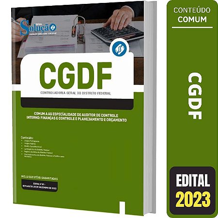 Apostila CGDF Comum Auditor - Finanças e Controle
