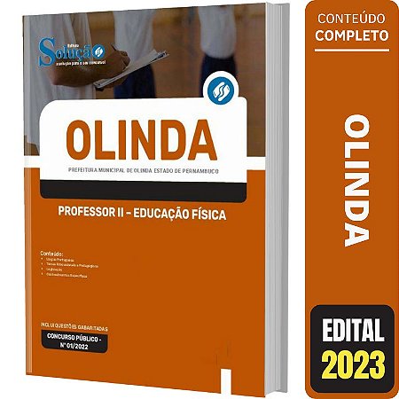 Apostila Prefeitura Olinda PE - Professor 2 Educação Física
